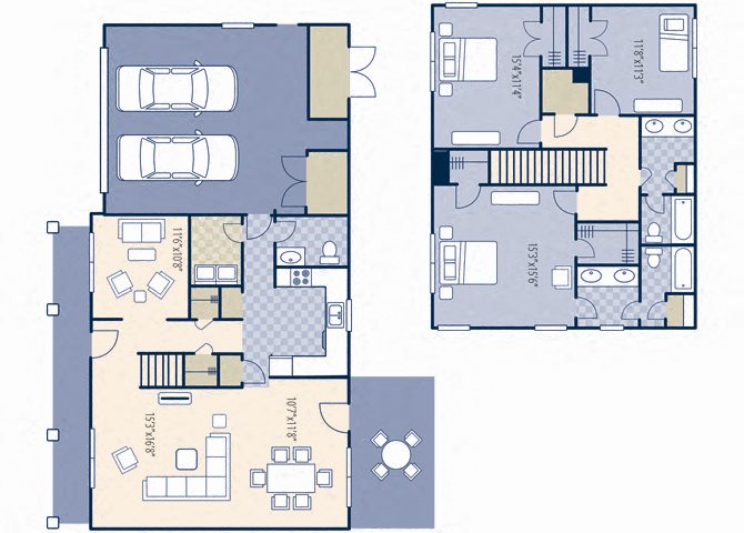 Air Commando Village floor plan - cannon family homes